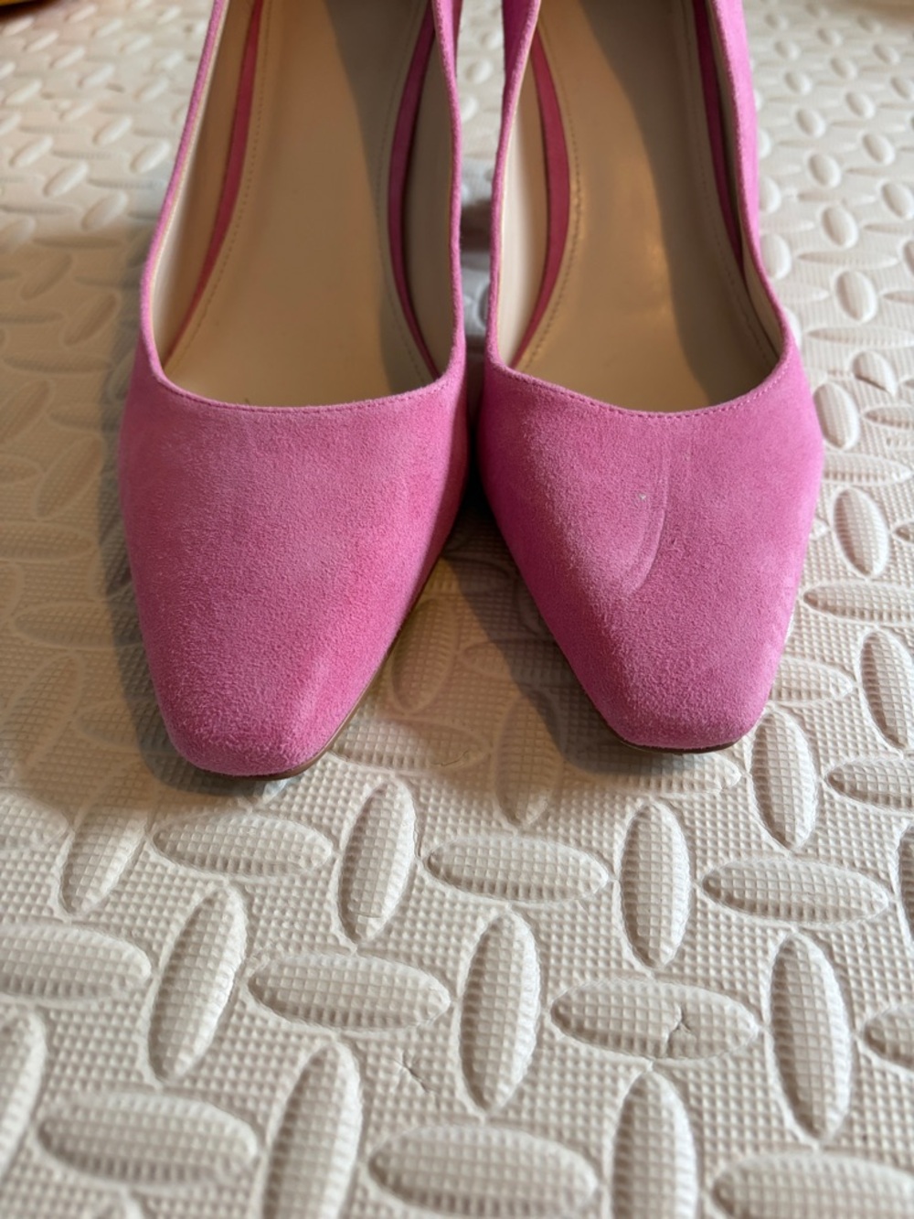 Marc Fisher Women's Pink Suede Pointed-Toe Pumps Size 10 - Picture 5 of 6